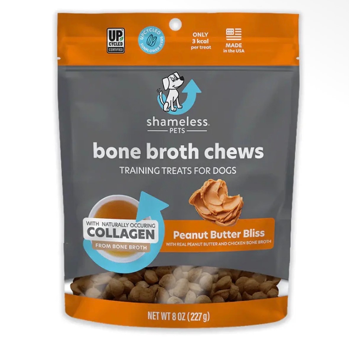 Shameless Pets Bone Broth Chews — Peanut Butter Bliss
